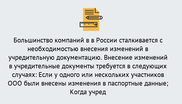 Почему нужно обратиться к нам? Заволжье Порядок внесение изменений в учредительные документы в Заволжье